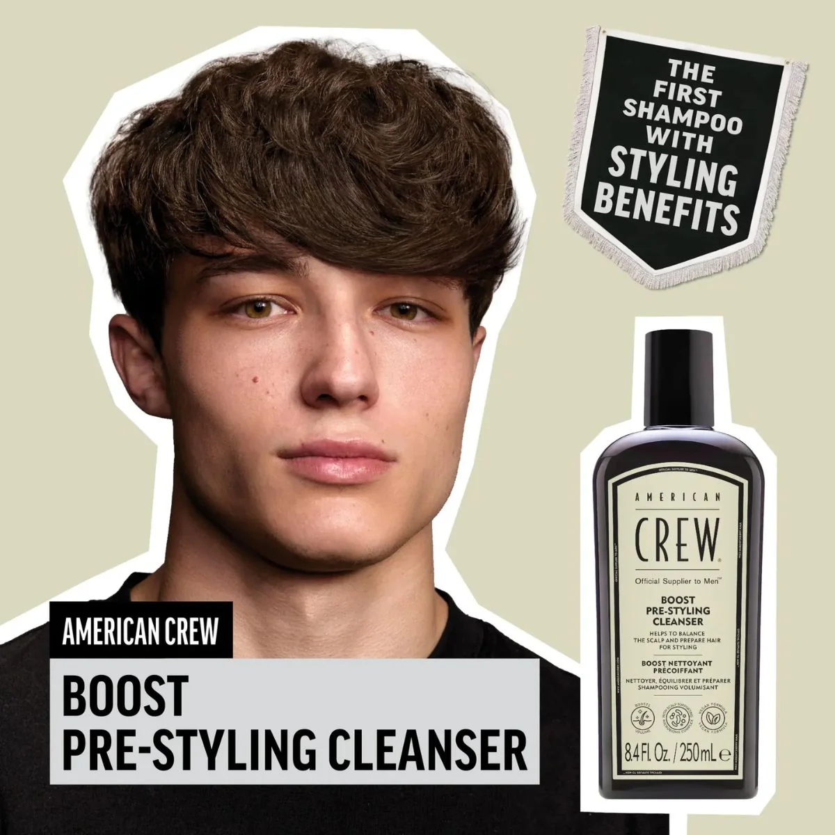 American Crew Boost Prestyling Cleanser - Image 2
