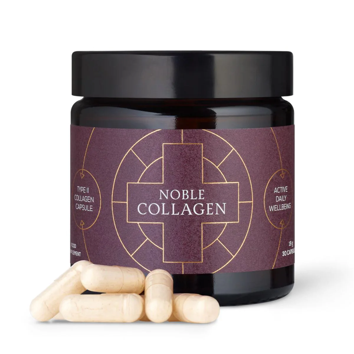 Ancient + Brave Noble Collagen Jar 30 Caps - Image 2