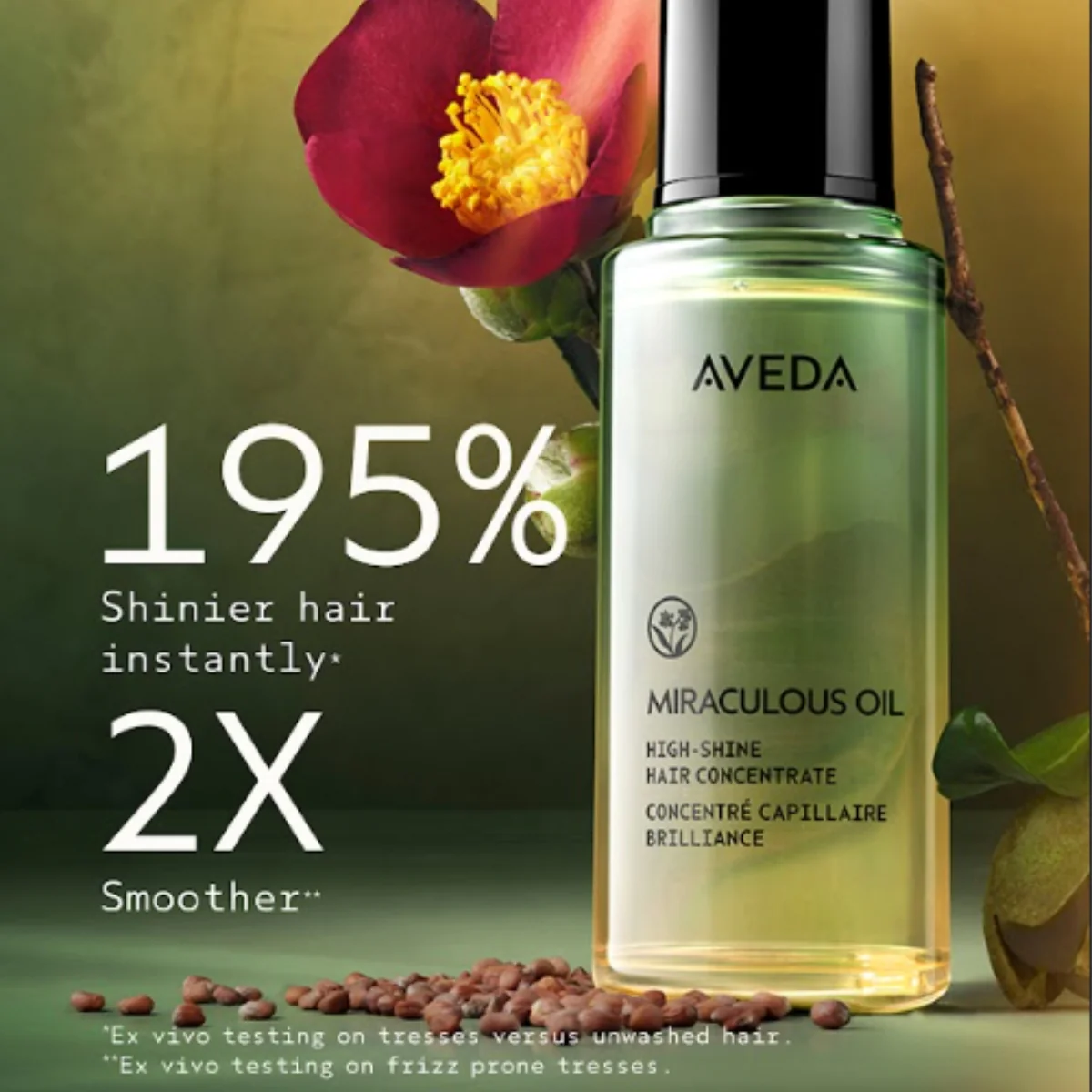AVEDA Miraculous Oil High-Shine Hair Concentrate - Image 3