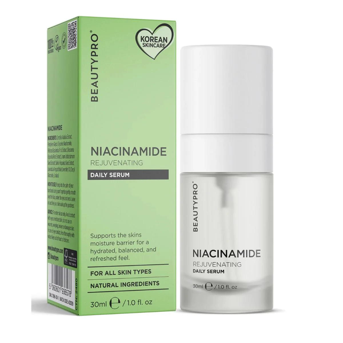BeautyPro Cica + Niacinamide Blemish Control Serum 30ml - Image 2