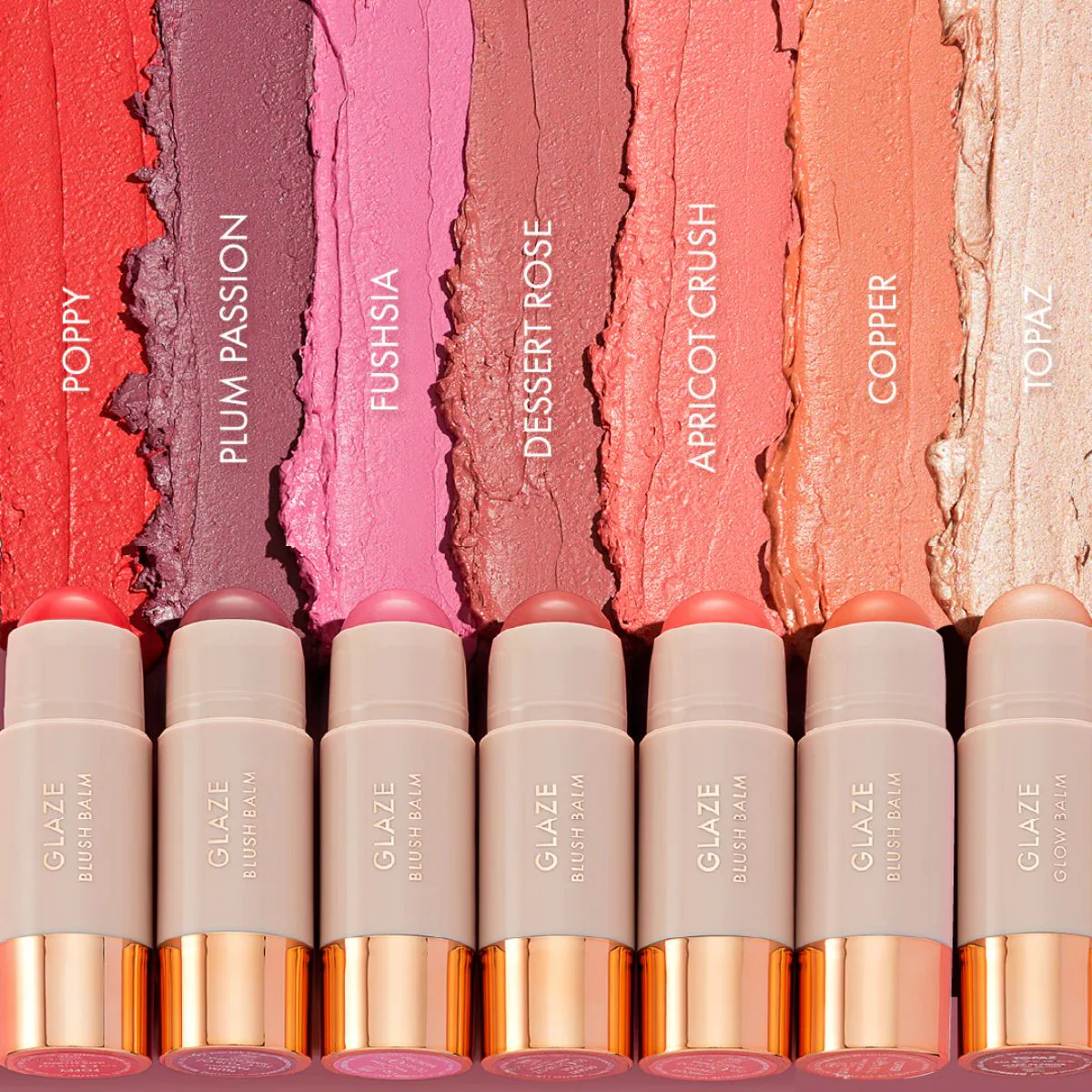 Bellamianta Glaze Blush & Glow Balm- Apricot Crush - Image 3