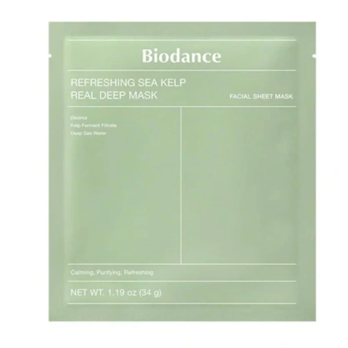 Biodance Refreshing Sea Kelp Real Deep Mask- Single