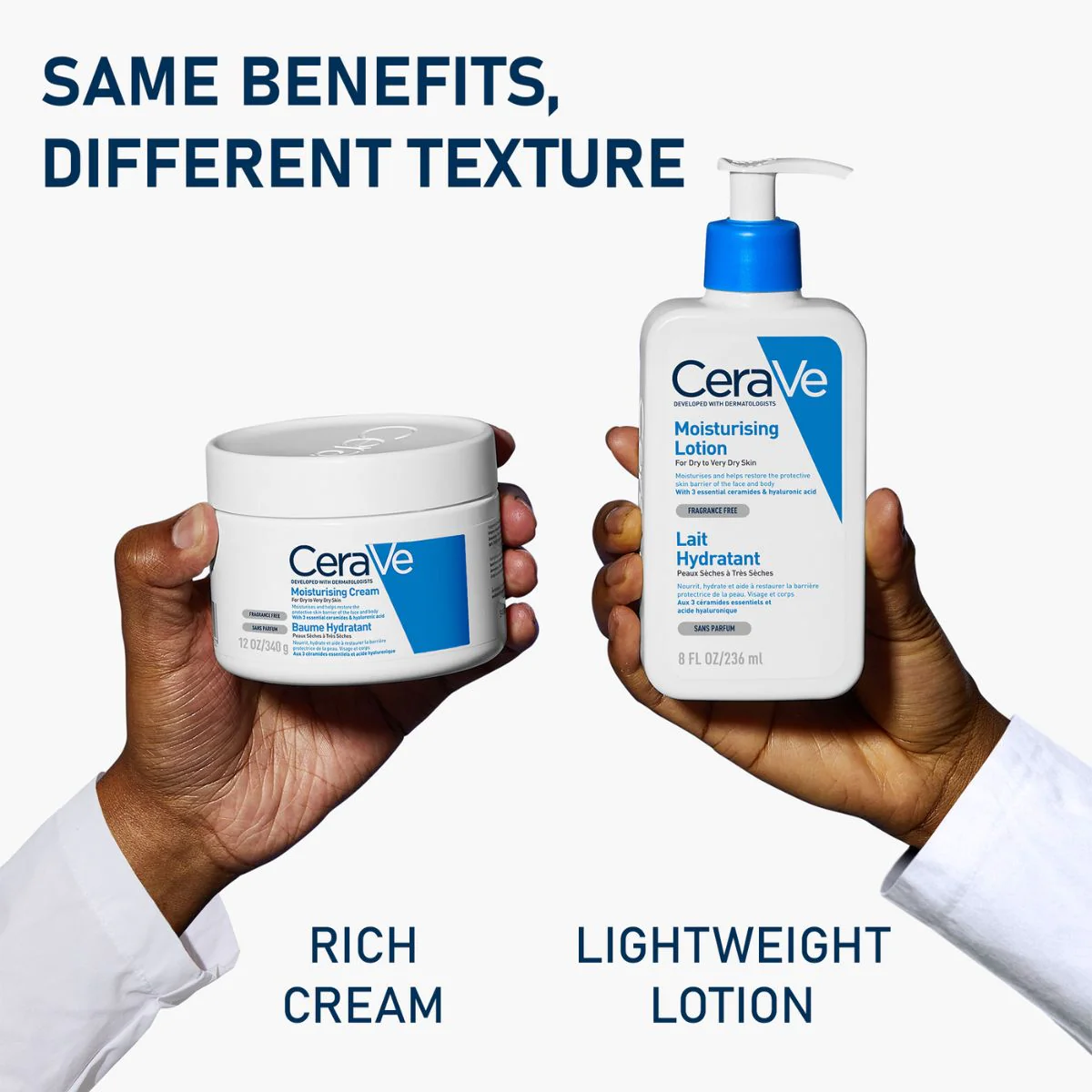 CeraVe Moisturising Cream Pot with Hyaluronic Acid & Ceramides for Dry to Very Dry Skin 454g - Image 7