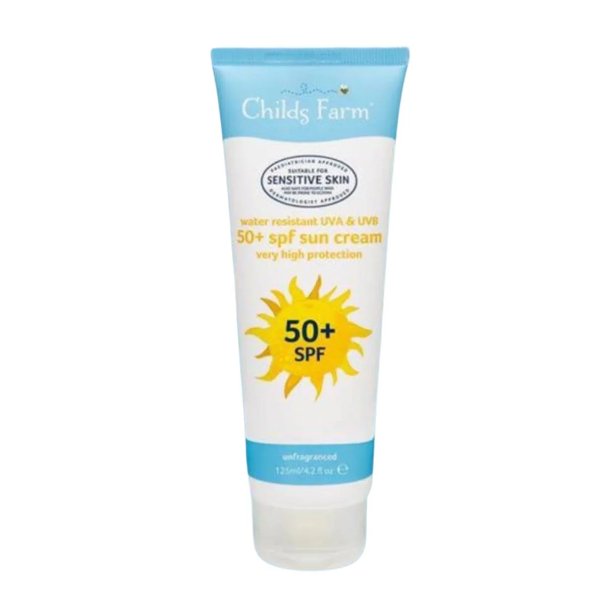 Childs Farm SPF 50+ Sun Cream.