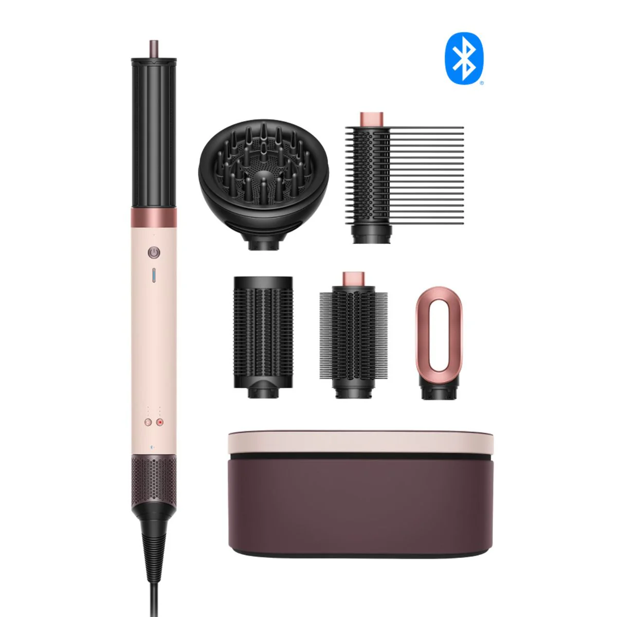 Dyson Coanda 2X Multi-Styler and Dryer for Curly Hair with Diffuser in Ceramic Pink
