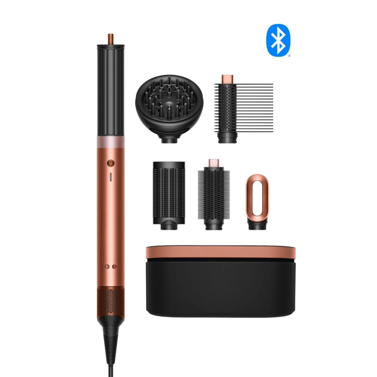 Dyson Coanda 2X Multi-Styler and Dryer for Curly Hair in Ceramic Amber Silk