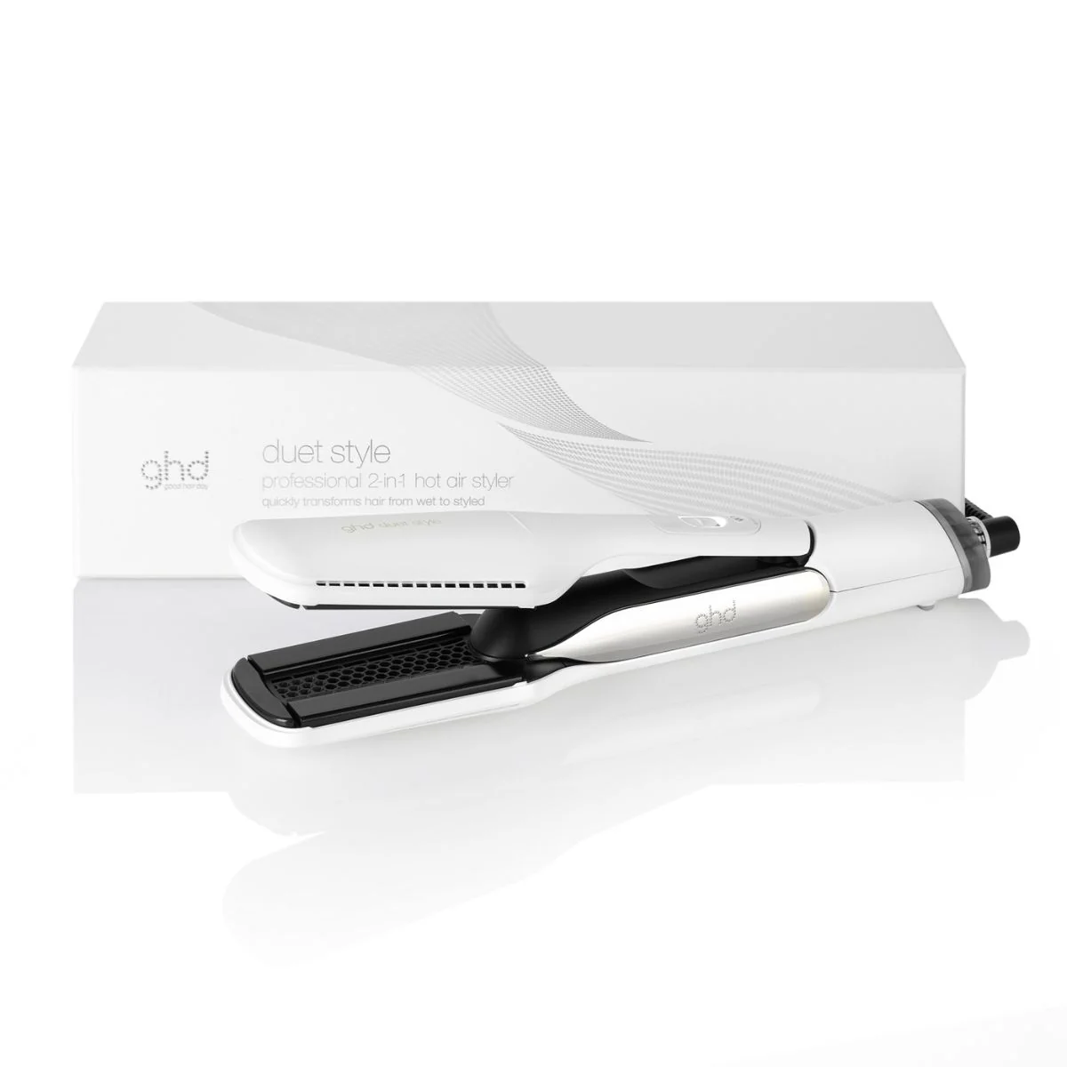 Ghd Duet Style 2-in-1 Hot Air Styler in White - Image 2