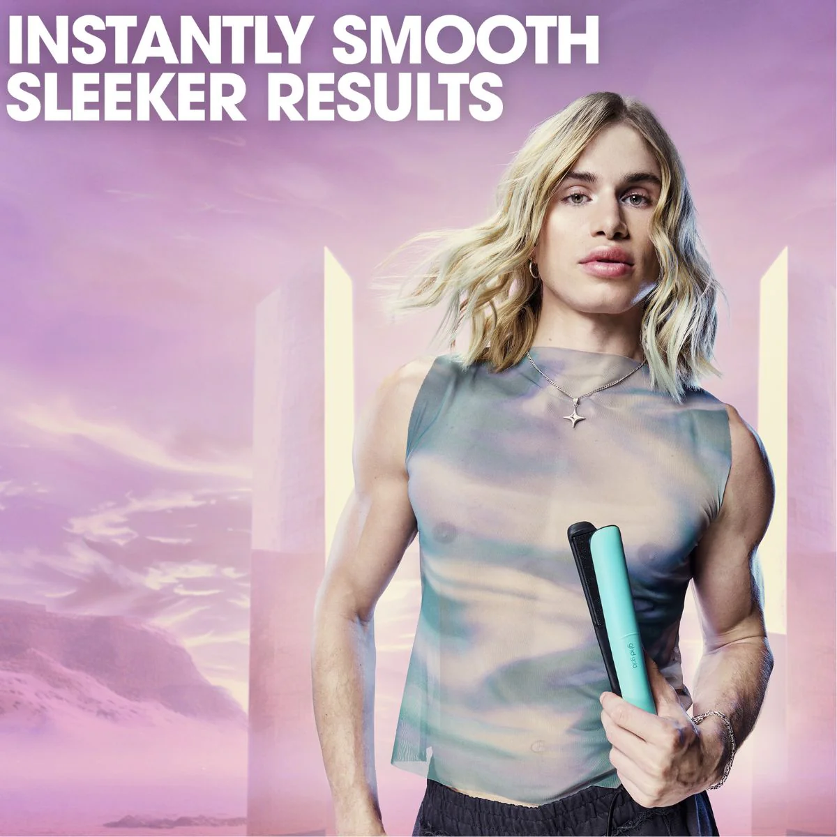 Ghd Gold Hair Straightener in Mystic Aqua-Limited Edition - Image 3