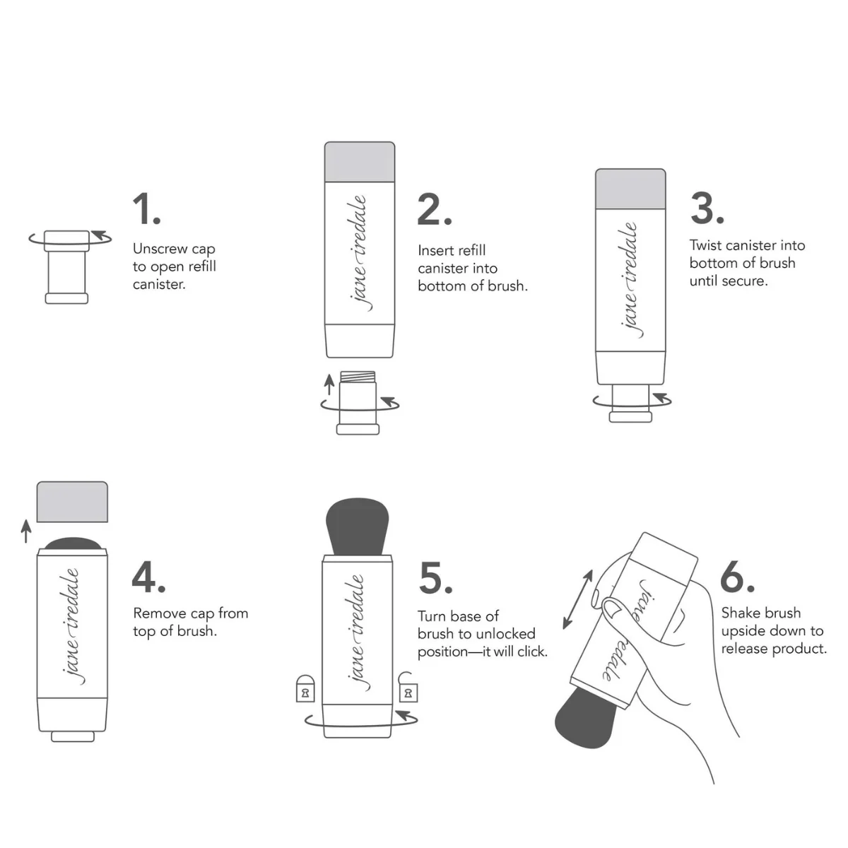 Jane Iredale Powder-Me SPF Dry Sunscreen Refillable Brush - Image 2