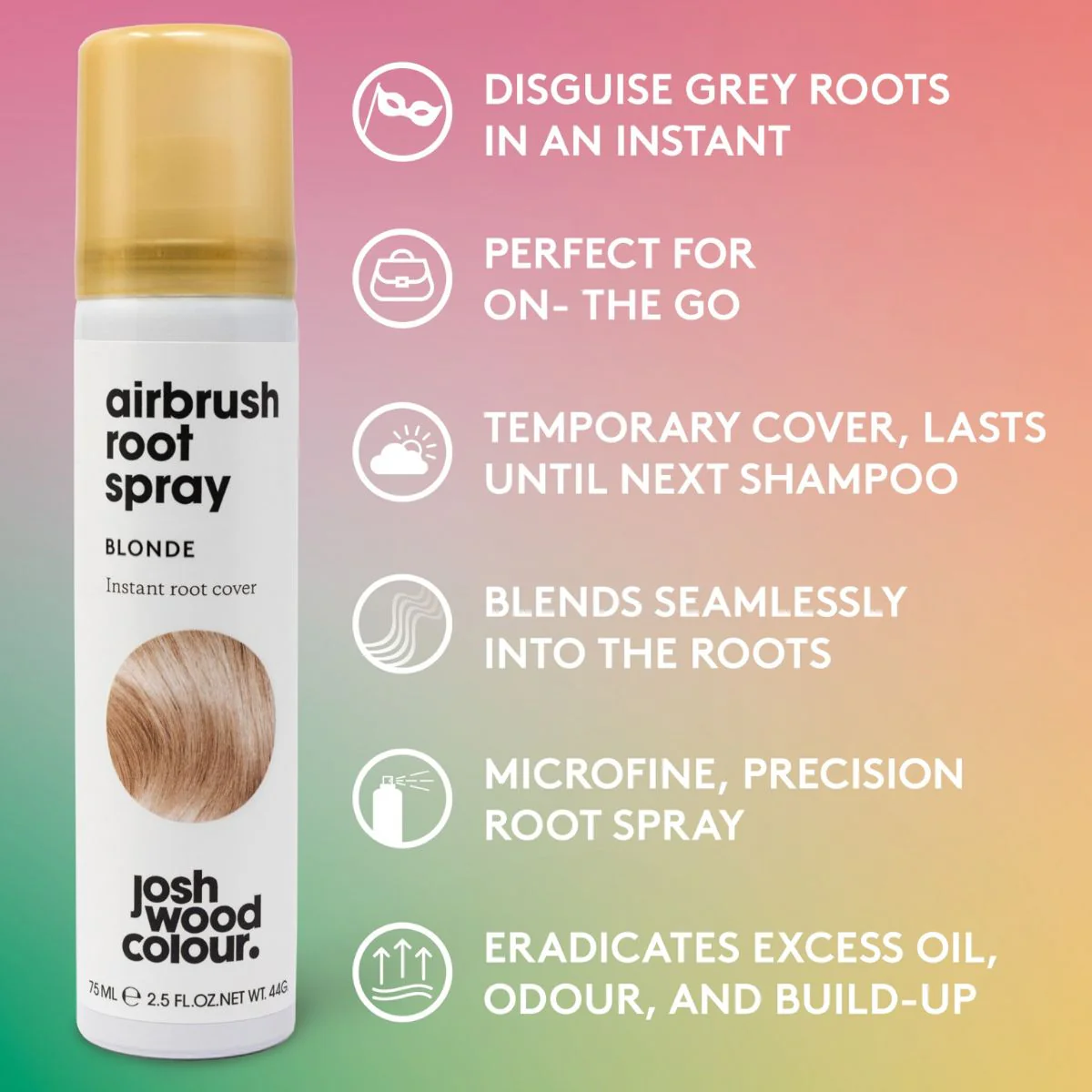 Josh Wood Colour Airbrush Root Spray - Blonde - Image 3
