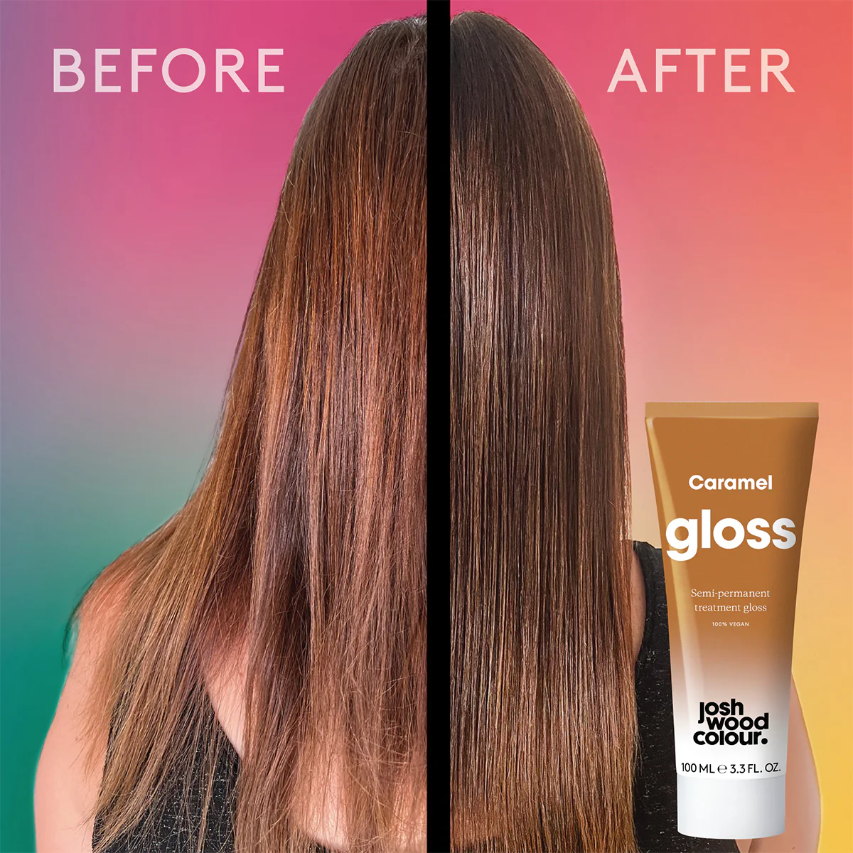 Josh Wood Colour Gloss Caramel - Image 2