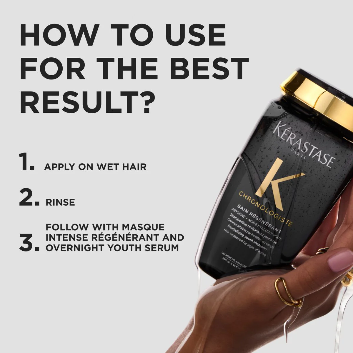 Kérastase Chronologiste Bain Régenerant Youth Revitalising Shampoo 80ml - Image 6