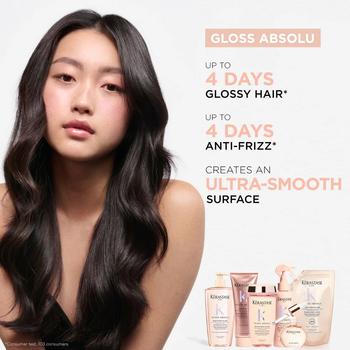 Kérastase Gloss Absolu Bain Hydra-Glaze Refill Shampoo Pouch - Image 2