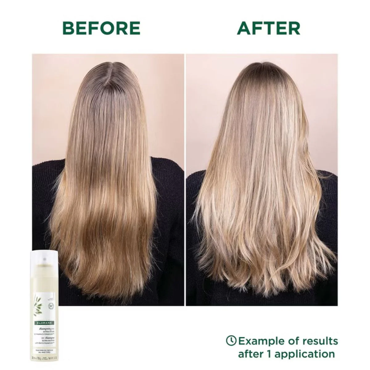 Klorane Oat Milk Dry Shampoo Spray 250ml - Image 2