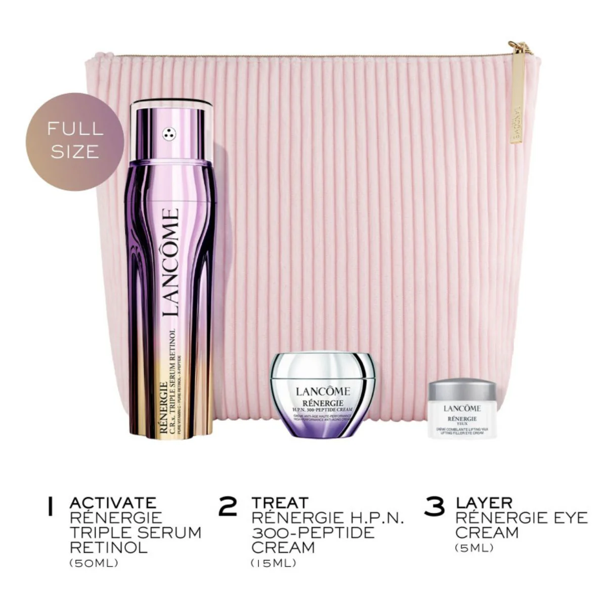 Lancôme Rénergie C.R.x.Triple Serum Retinol 50ml Gift Set - Image 3