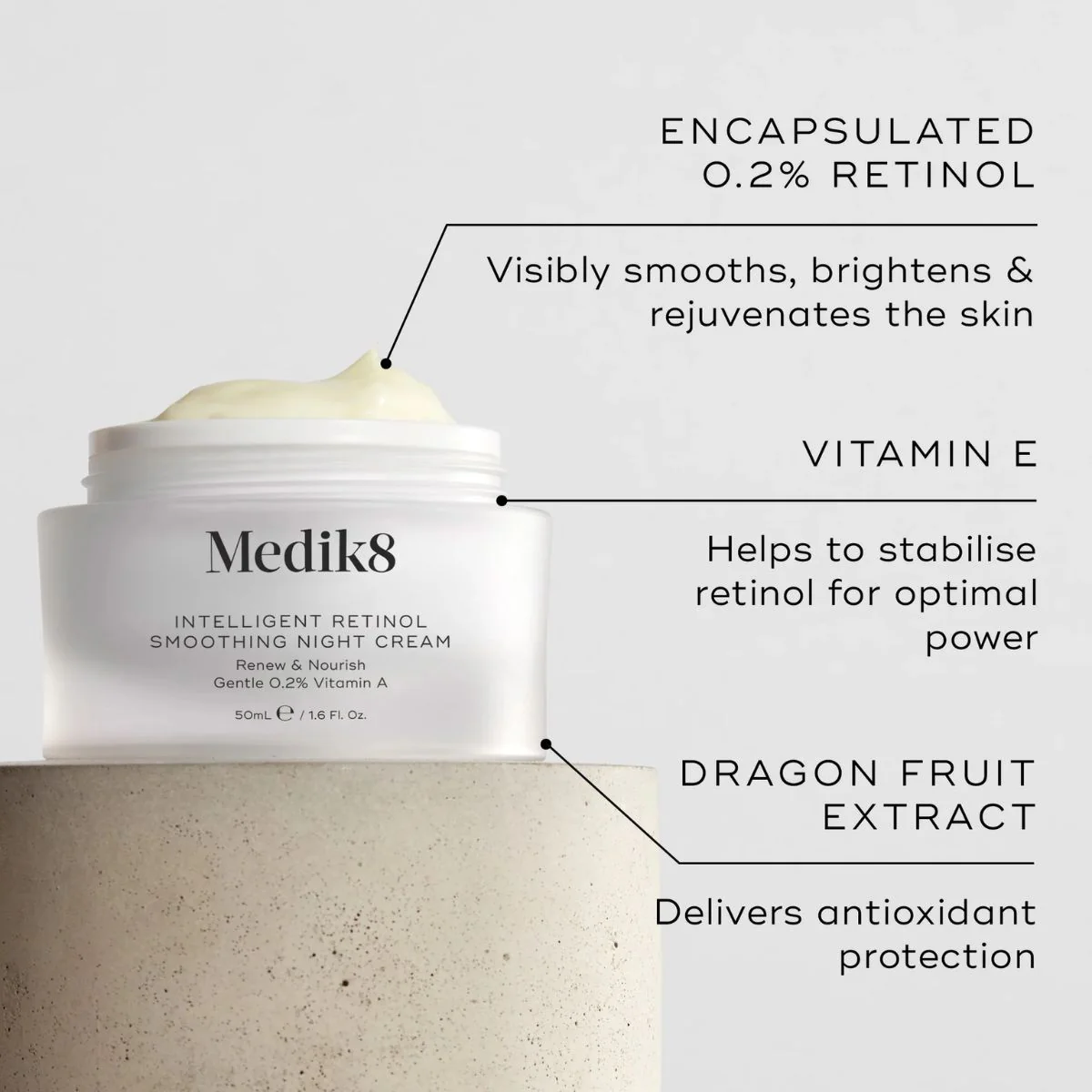 Medik8 Intelligent Retinol Smoothing Night Cream - Image 2