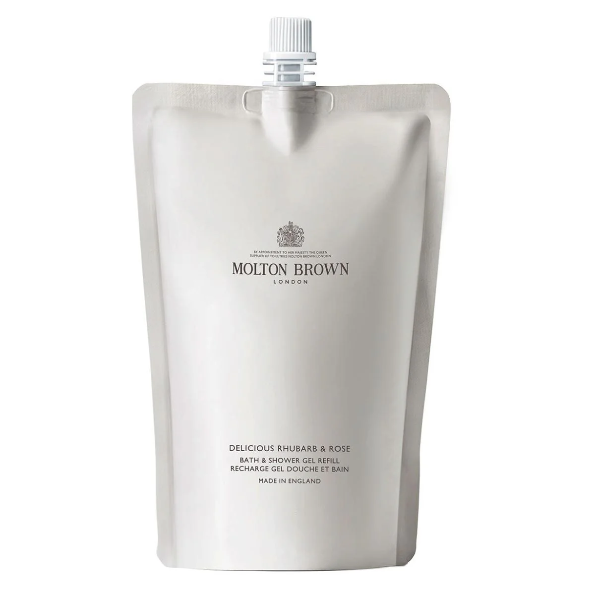 Molton Brown Delicious Rhubarb & Rose Bath & Shower Gel Refill 400ml
