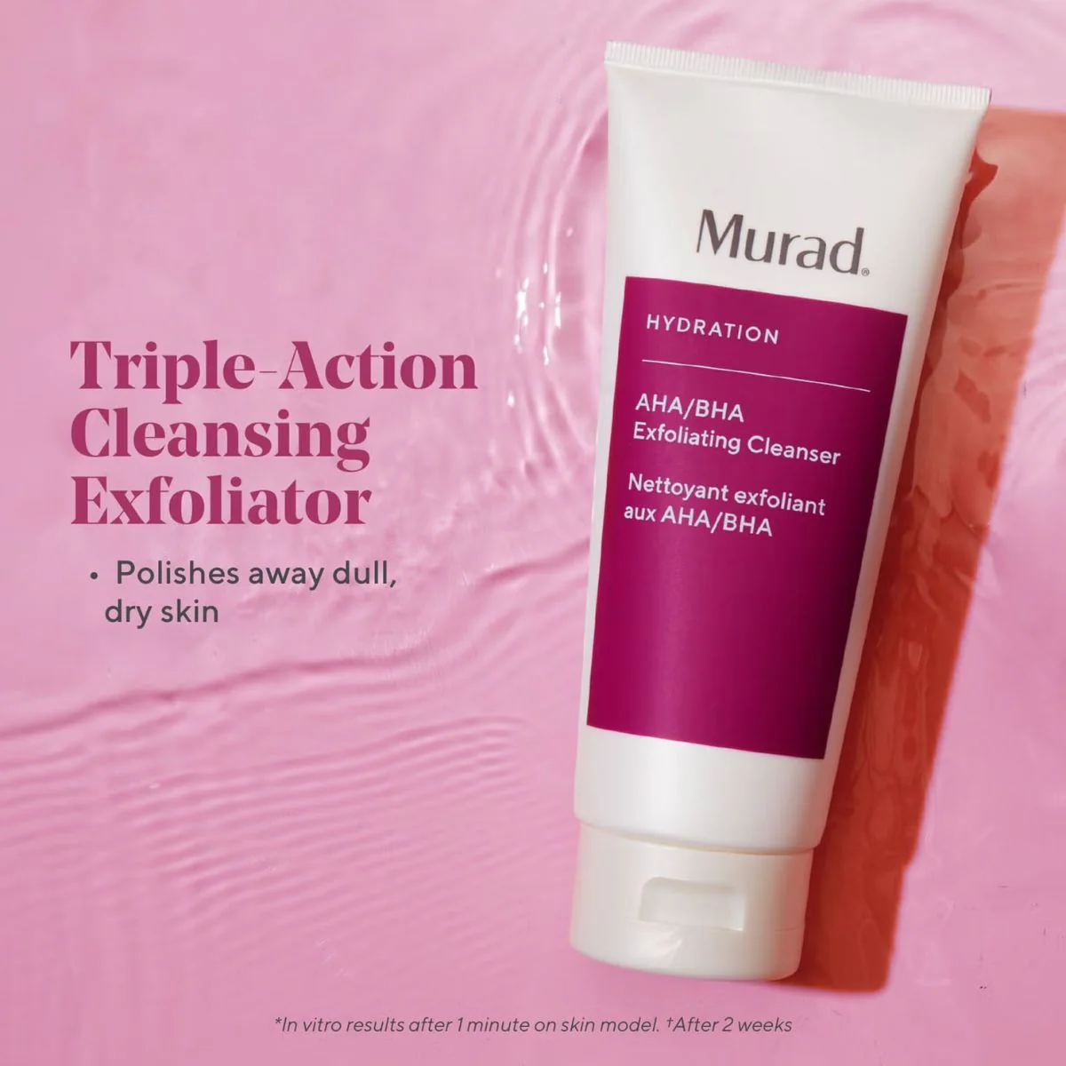 Murad Hydration AHA/BHA Exfoliating Cleanser - Image 3