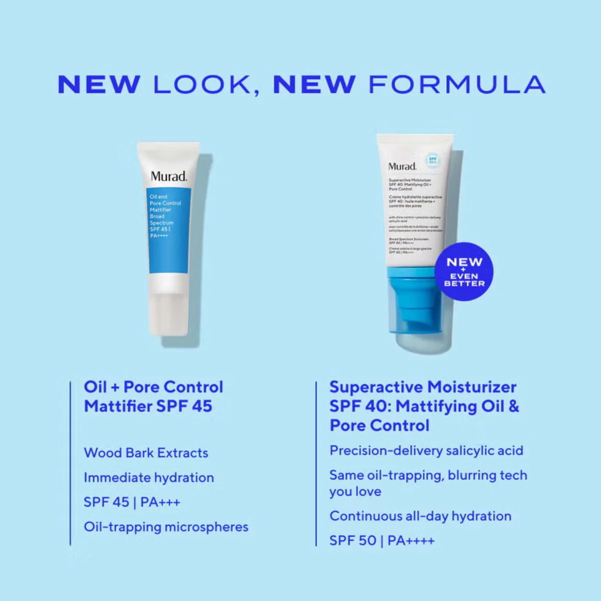 Murad Superactive Moisturiser SPF 40 Mattifying Oil + Pore Control 50ml - Image 4