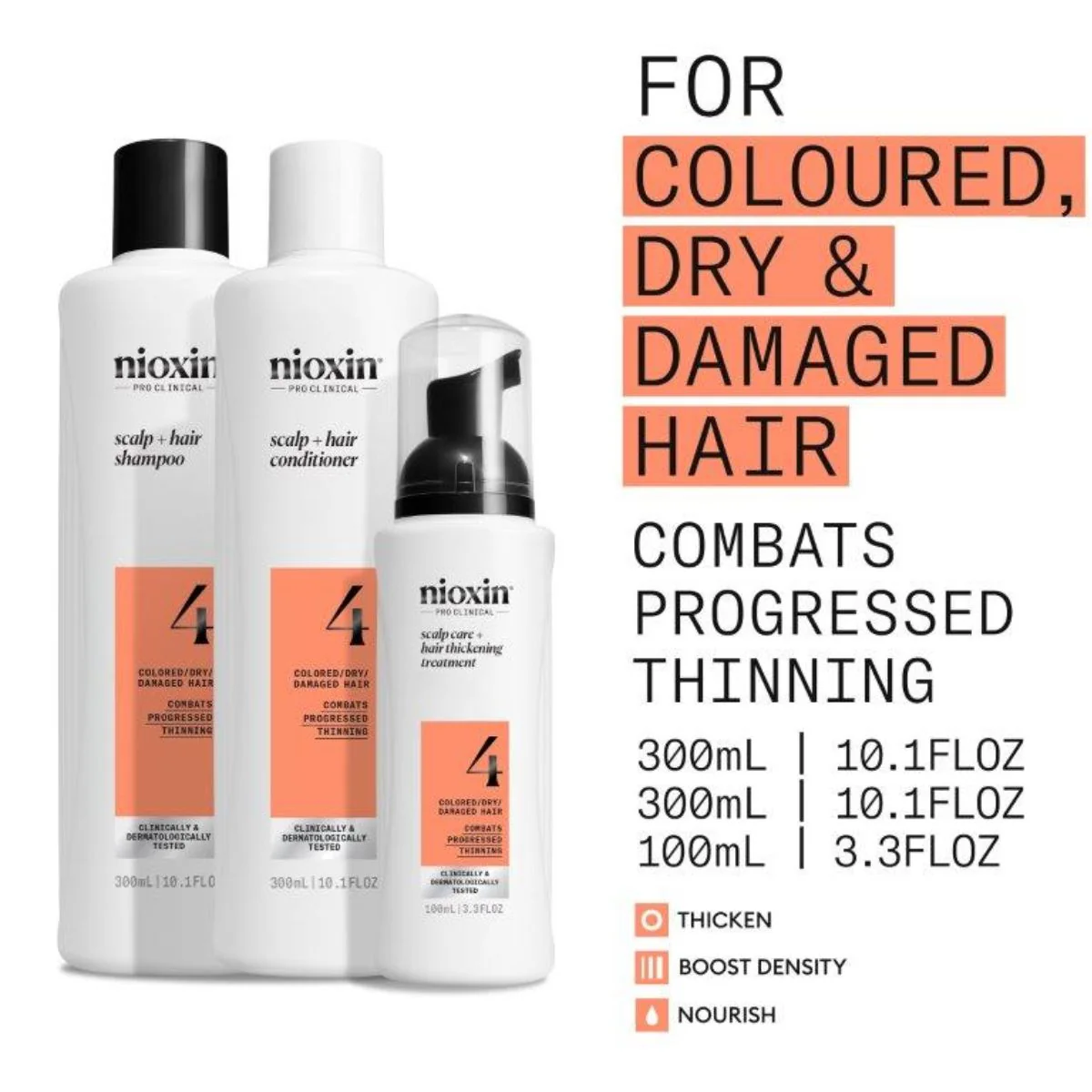 Nioxin System 4 Shampoo 300ml - Image 3