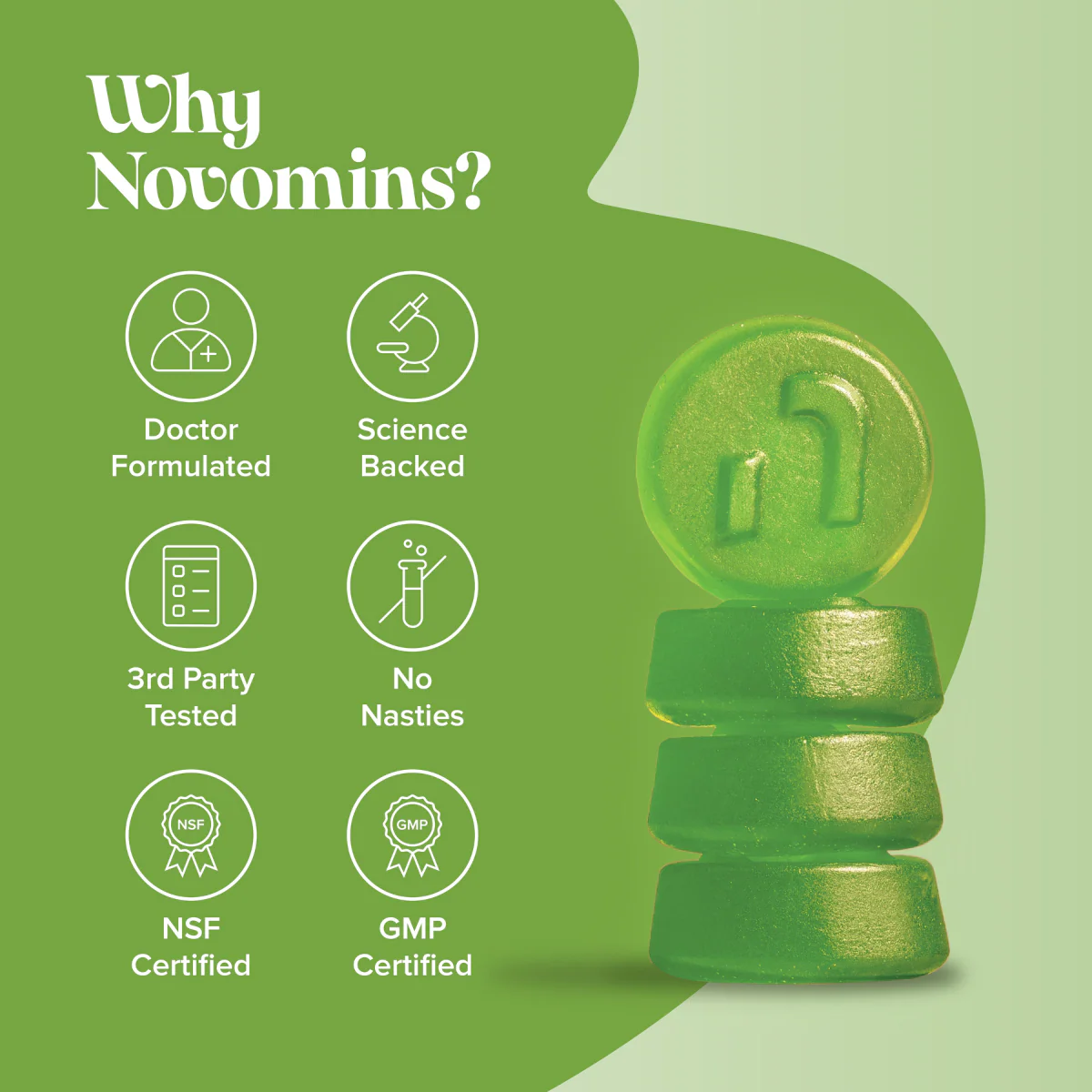 Novomins Apple Cider Vinegar Gummies - Image 2