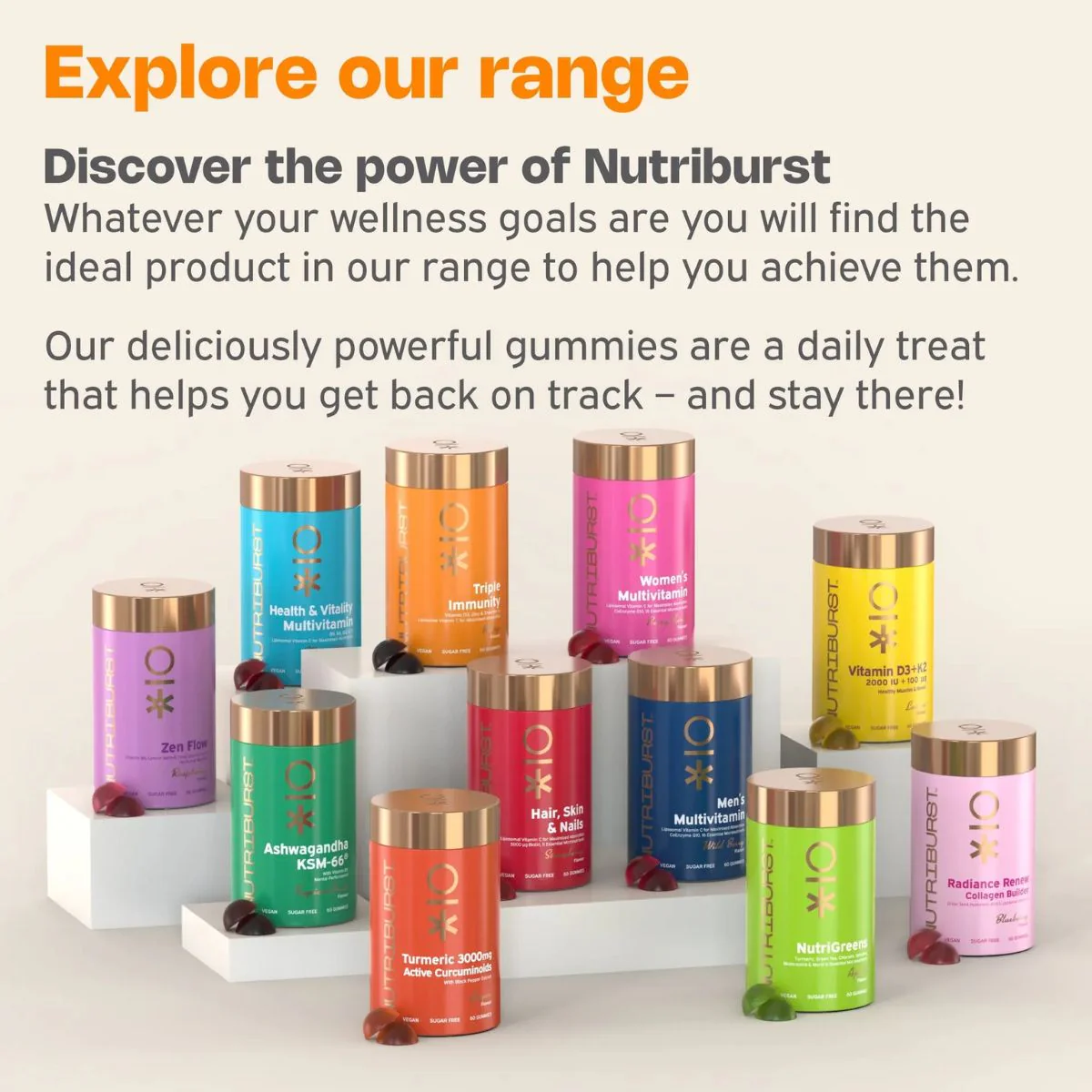 NutriBurst Triple Immunity 60 Gummies - Image 8