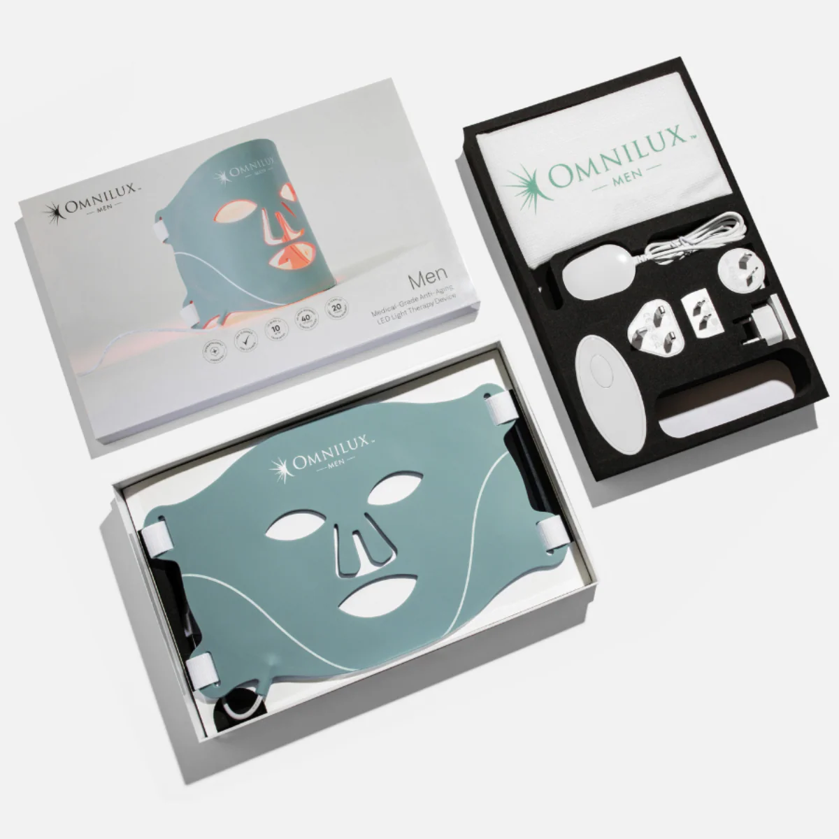 OMNILUX Contour LED Men's Face Mask - Image 3