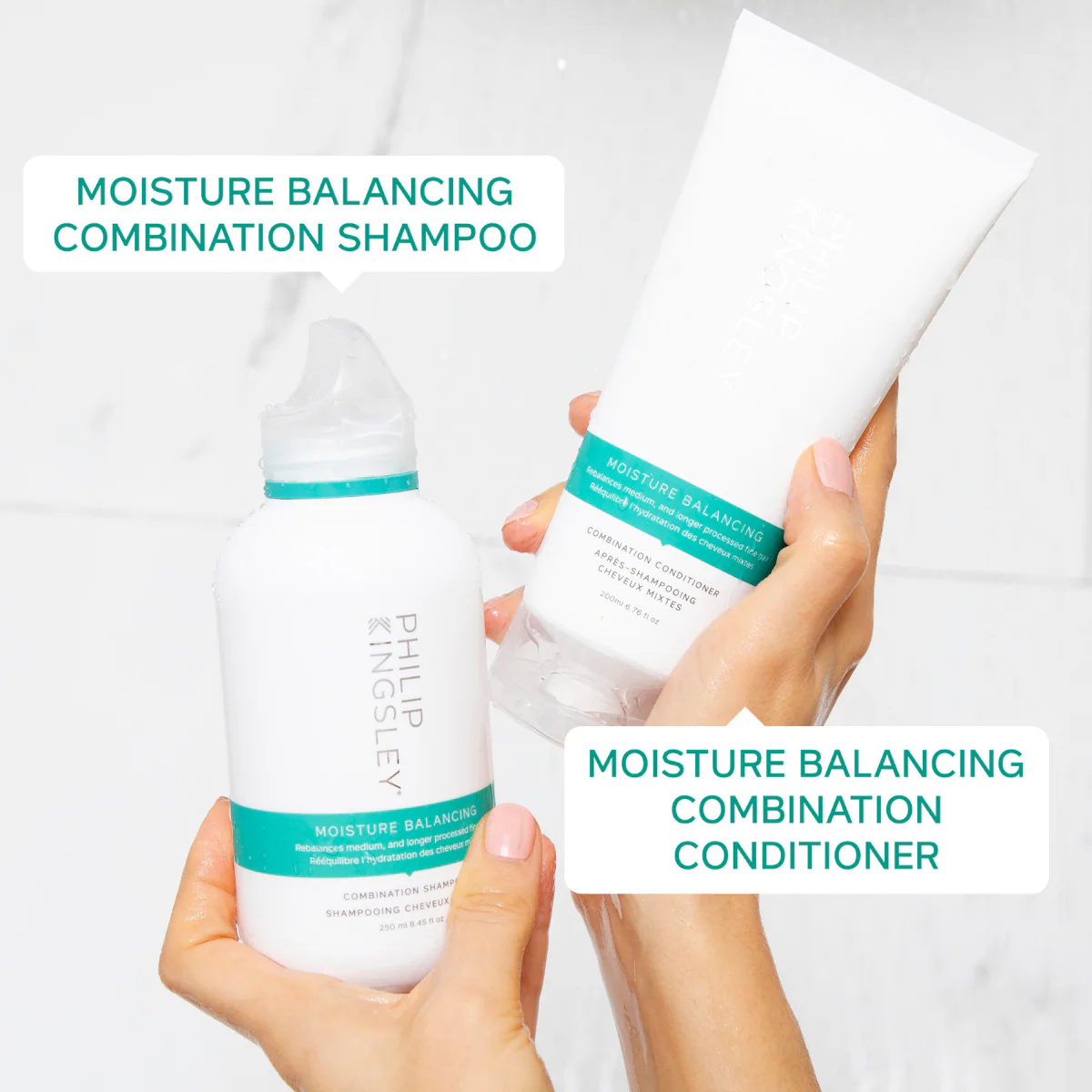 Philip Kingsley Moisture Balancing Shampoo 250ml & Conditioner 200ml Duo - Image 3