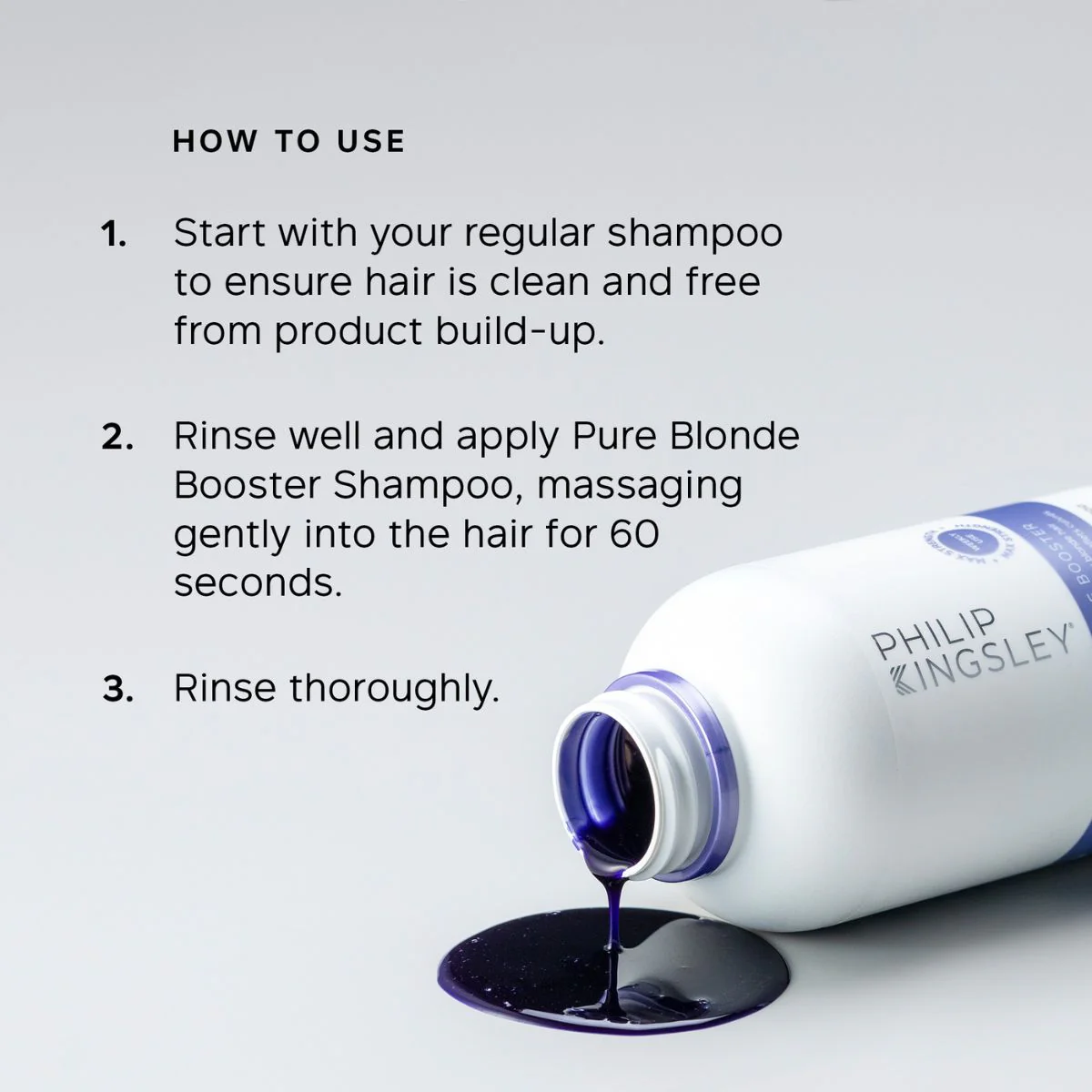 Philip Kingsley Pure Blonde Booster Shampoo 250ml - Image 3