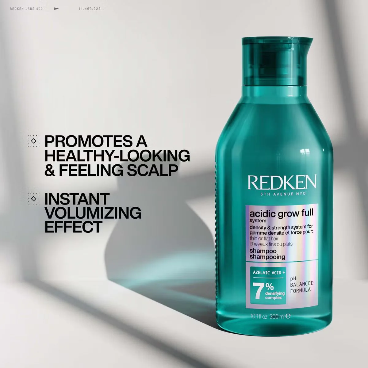 Redken Acidic Grow Full System Densifying Shampoo for Thin Hair, Strengthens & Thickens, 300ml - Image 8