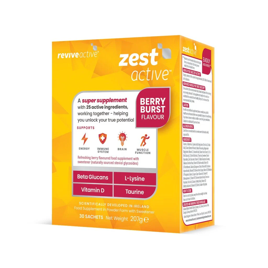 Revive Active Zest Active Berry Burst - 30 Sachets - Image 2