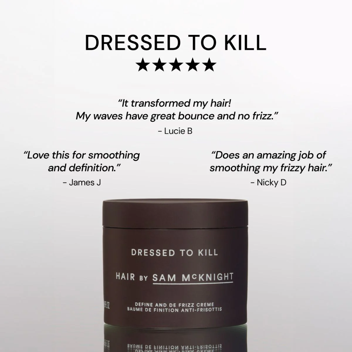 Hair By Sam McKnight Dressed to Kill Define & Defrizz Creme - Image 3