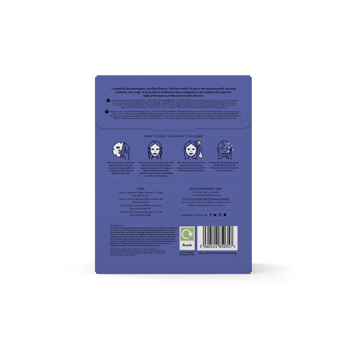 Seoulista Wonderberry Skin Defense Instant Facial - Image 2