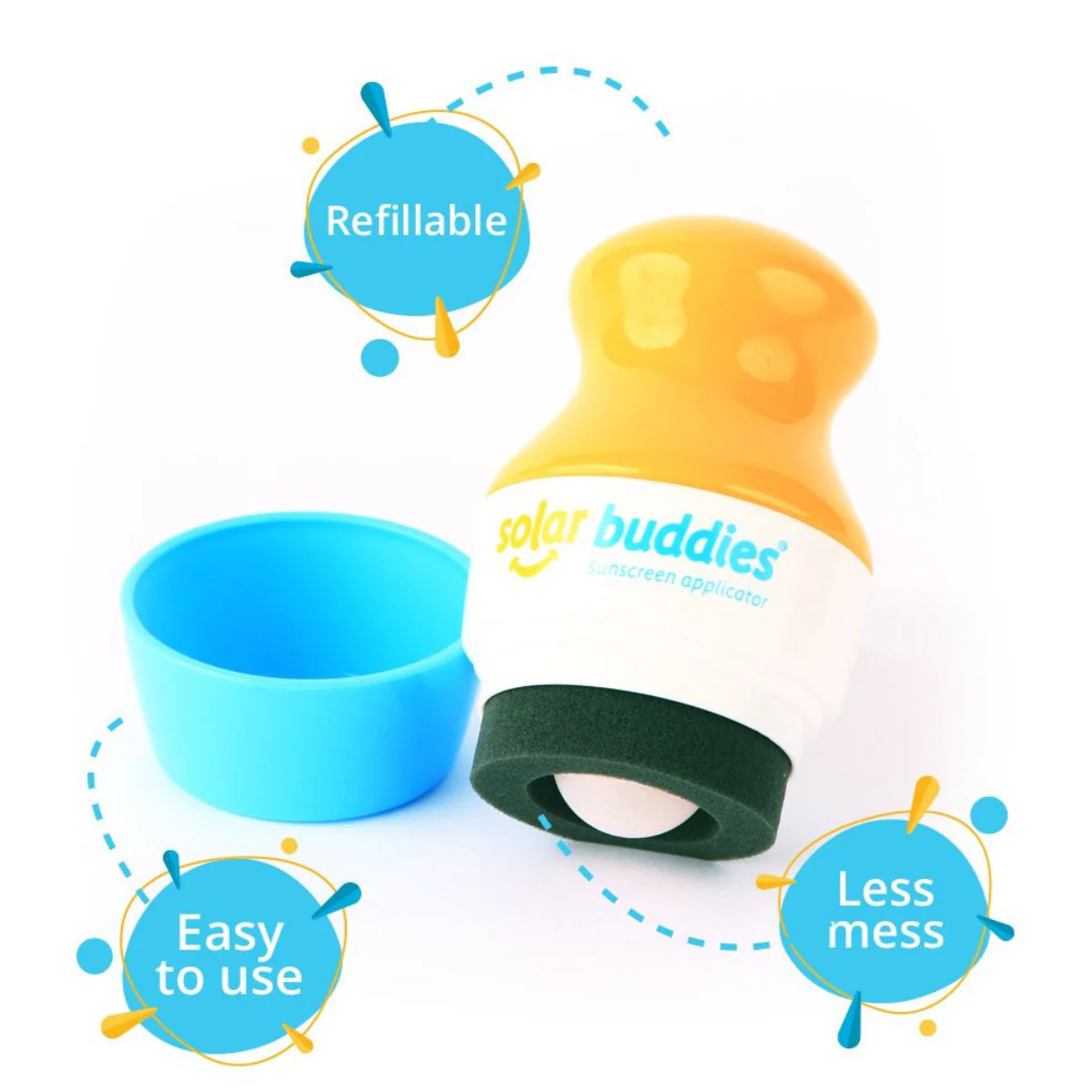Solar Buddies Single Sunscreen Applicator Green - Image 2