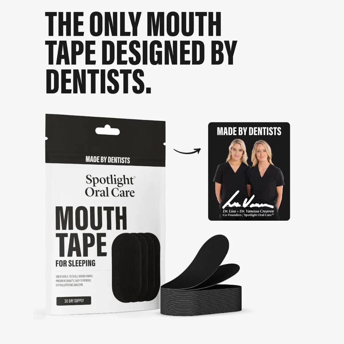 Spotlight Oral Care Mouth Tape 30pc - Image 2
