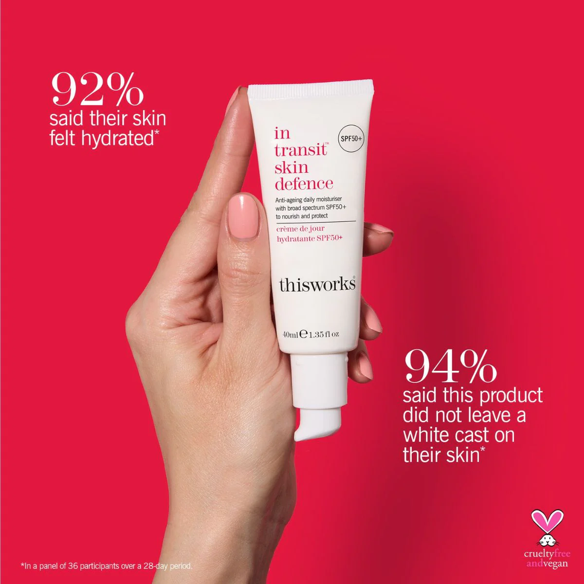 This Works In Transit Skin Defence SPF50+ 40ml - Image 2